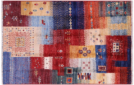 Hand Knotted Persian Gabbeh Tribal Rug - Manhattan Rugs