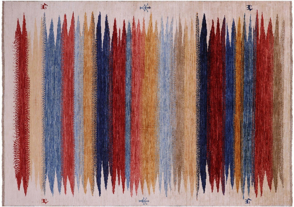 Hand Knotted Tribal Persian Gabbeh Rug - Manhattan Rugs