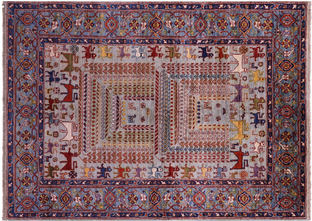 Super Heriz Serapi Hand-Knotted Wool Rug - Manhattan Rugs