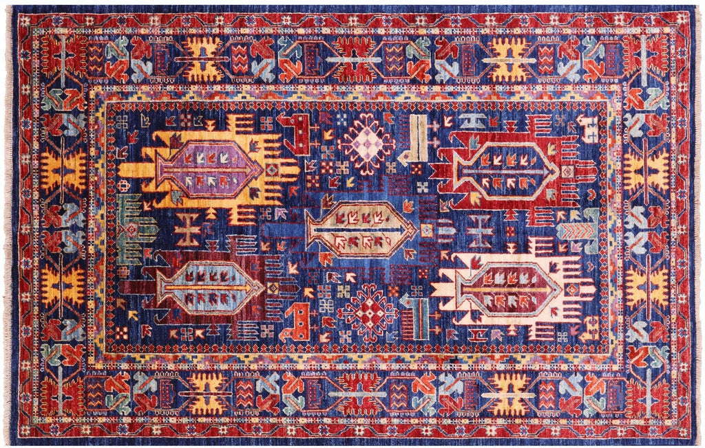 Tribal Fine Serapi Hand-Knotted Wool Rug - Manhattan Rugs