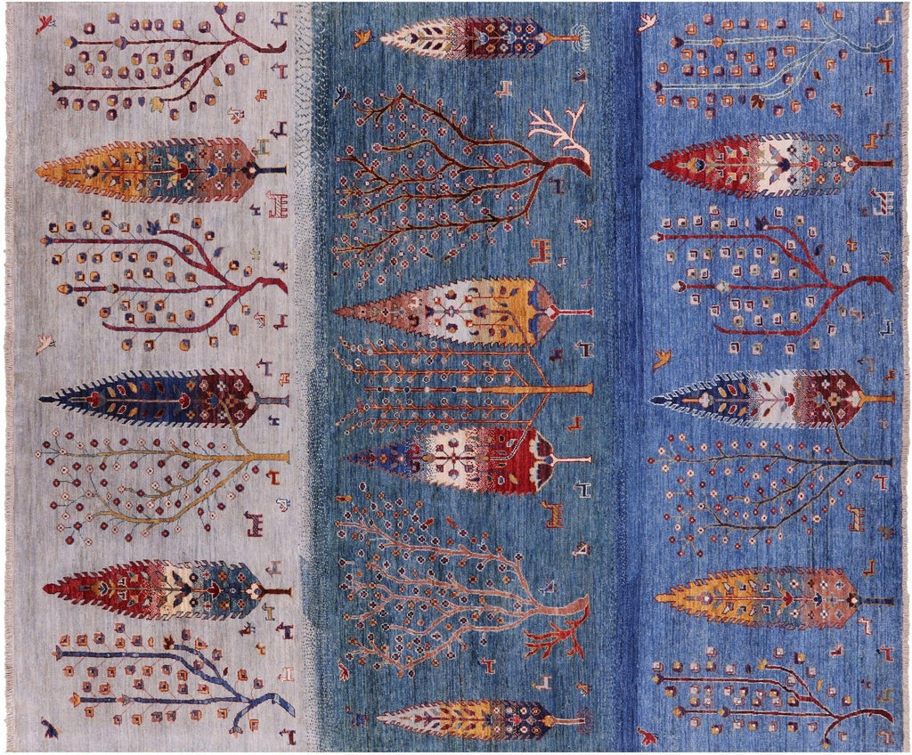 Tribal Persian Gabbeh Handmade Wool Rug - Manhattan Rugs