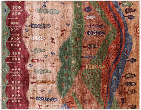 Handmade Persian Gabbeh Tribal Rug - Manhattan Rugs
