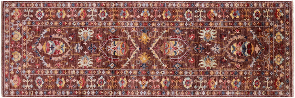 Handmade Persian Tabriz Wool Runner Rug - Manhattan Rugs