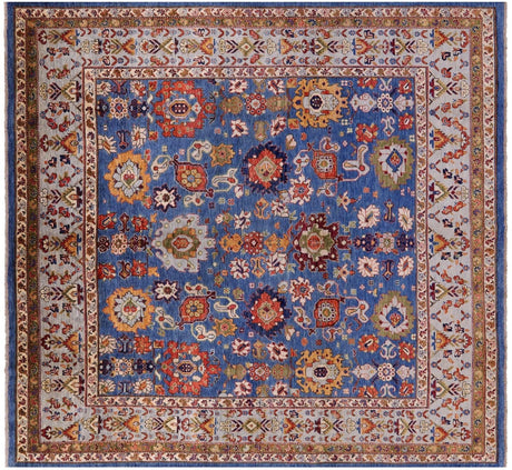 Square Super Heriz Serapi Handmade Wool Rug - Manhattan Rugs