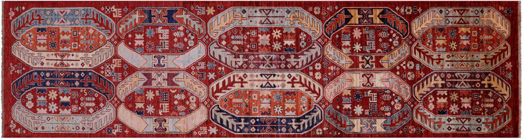 Tribal Fine Serapi Hand Knotted Wool Runner Rug - Manhattan Rugs