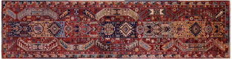 Tribal Fine Serapi Handmade Wool Runner Rug - Manhattan Rugs