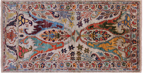 Hand-Knotted Super Heriz Serapi Wool Rug - Manhattan Rugs