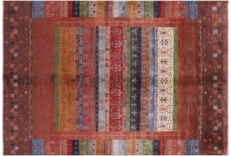 Tribal Persian Gabbeh Handmade Wool Rug - Manhattan Rugs