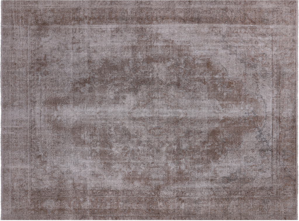 SUPER SALE Persian Vintage White Wash Handmade Wool Rug 9' 3" X 12' 3" - Q2091