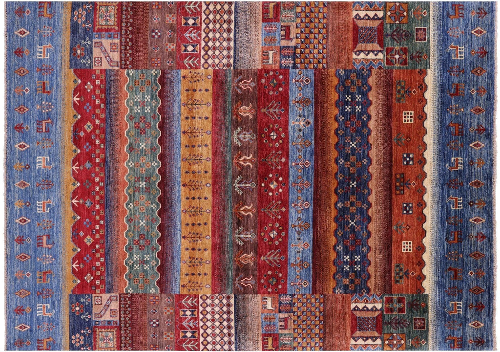 Tribal Persian Gabbeh Handmade Wool Rug - Manhattan Rugs