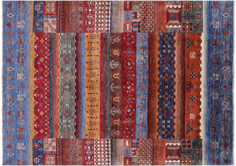 Tribal Persian Gabbeh Handmade Wool Rug - Manhattan Rugs