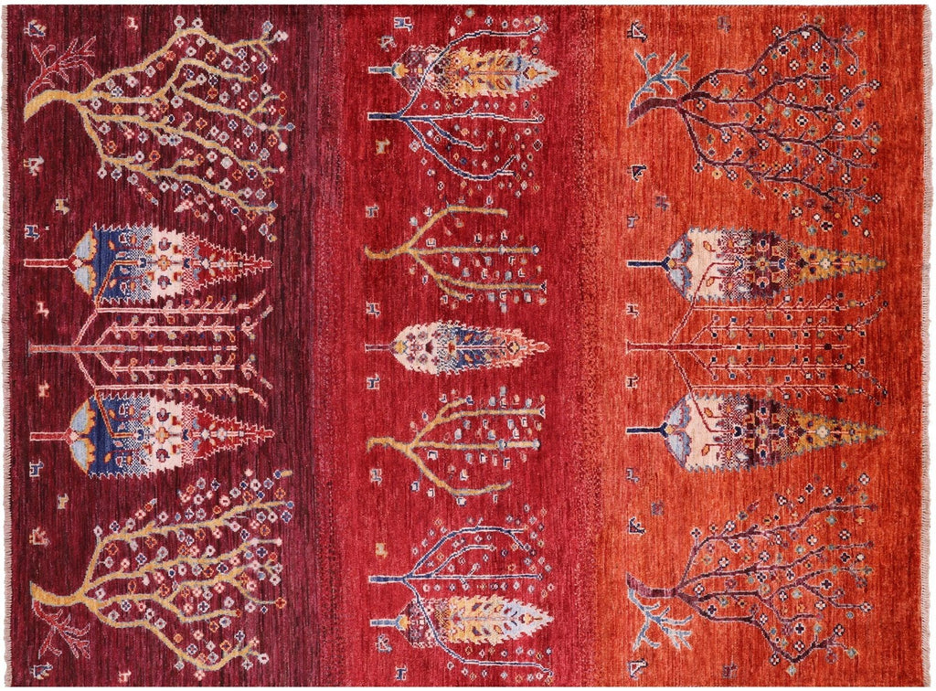Tribal Persian Gabbeh Handmade Wool Rug - Manhattan Rugs