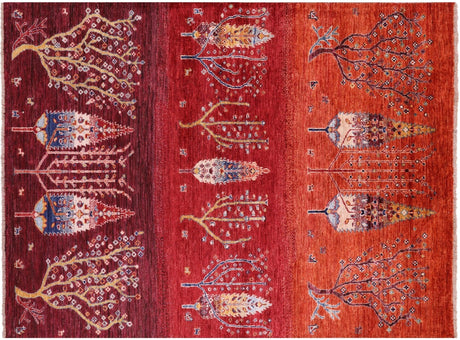 Tribal Persian Gabbeh Handmade Wool Rug - Manhattan Rugs