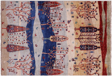 Tribal Persian Gabbeh Handmade Wool Rug - Manhattan Rugs