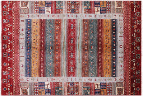 Persian Gabbeh Tribal Hand-Knotted Rug - Manhattan Rugs