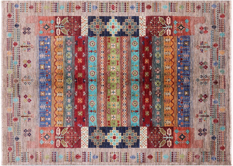Hand-Knotted Persian Gabbeh Tribal Wool Rug - Manhattan Rugs