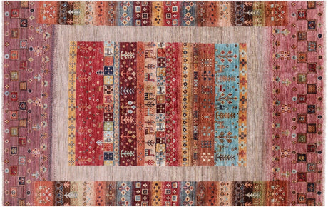 Persian Gabbeh Tribal Handmade Rug - Manhattan Rugs