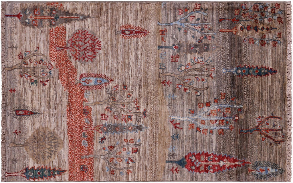 Tribal Persian Gabbeh Hand-Knotted Rug - Manhattan Rugs