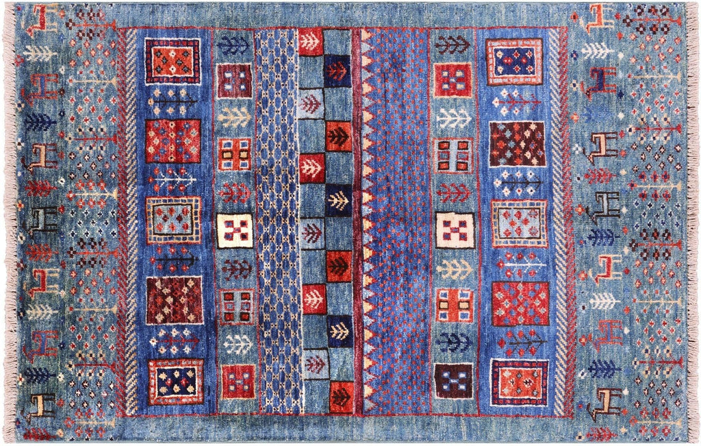Tribal Persian Gabbeh Handmade Rug - Manhattan Rugs