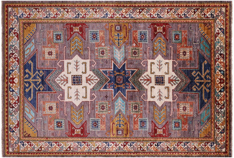 Super Kazak Hand Knotted Wool Rug - Manhattan Rugs