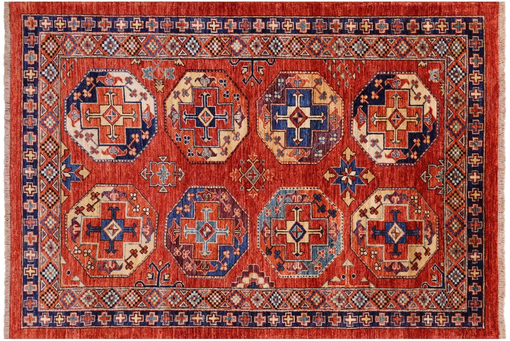Handmade Super Turkmen Ersari Wool Rug - Manhattan Rugs