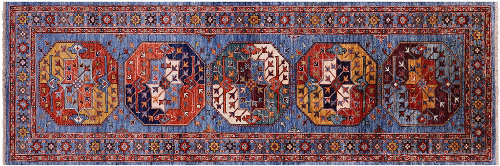 Runner Hand Knotted Super Turkmen Ersari Ru - Manhattan Rugs