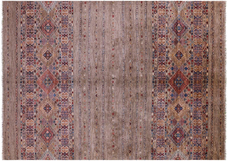 Super Kazak Khorjin Hand-Knotted Wool Rug - Manhattan Rugs