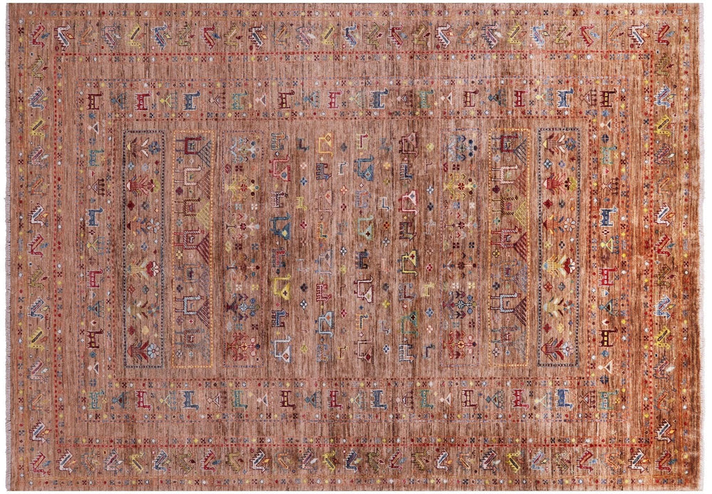 Hand Knotted Tribal Persian Gabbeh Rug - Manhattan Rugs