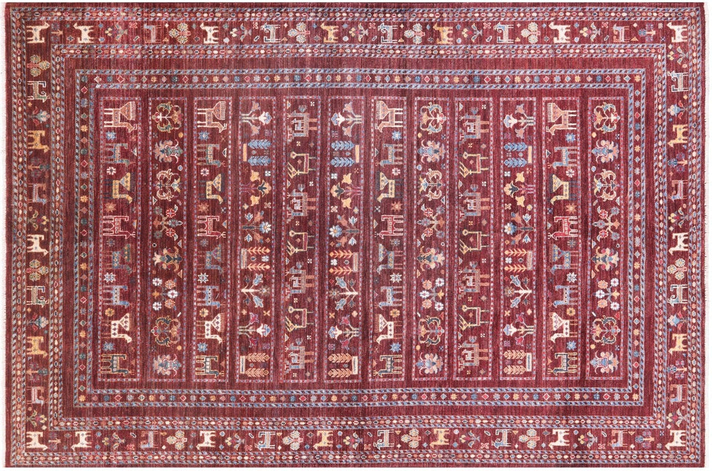 Tribal Persian Gabbeh Handmade Wool Rug - Manhattan Rugs