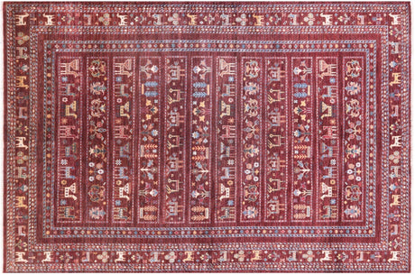 Tribal Persian Gabbeh Handmade Wool Rug - Manhattan Rugs