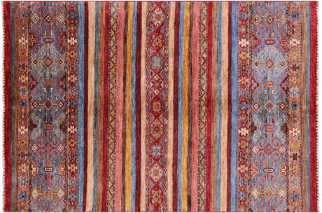 Hand Knotted Super Kazak Khorjin Rug - Manhattan Rugs