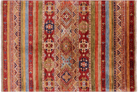 Handmade Super Kazak Khorjin Wool Rug - Manhattan Rugs