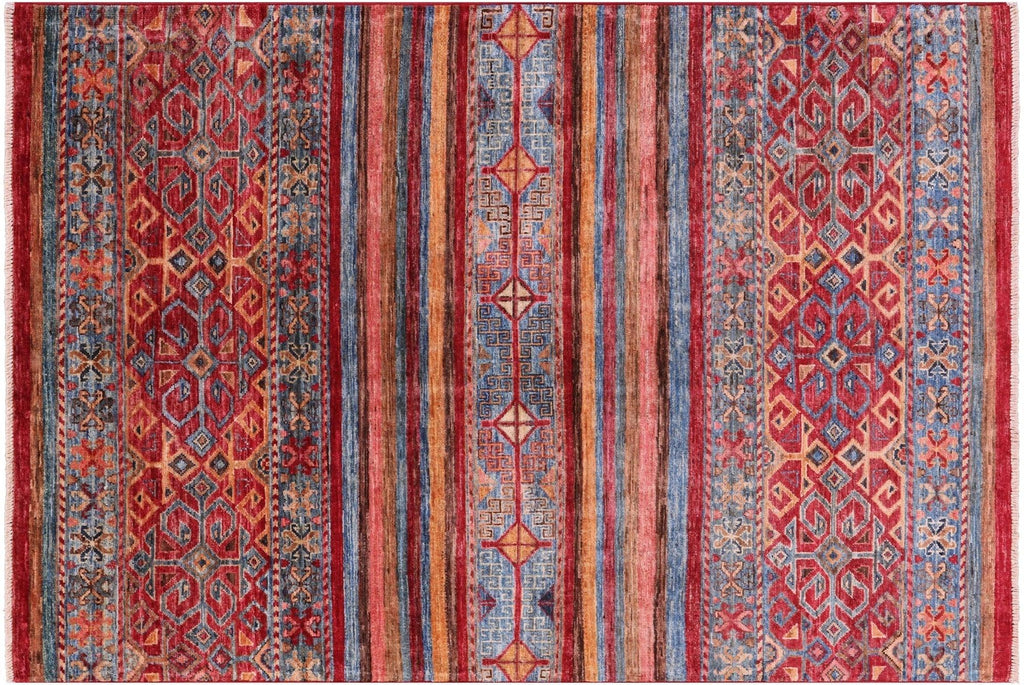 Khorjin Super Kazak Hand Knotted Wool Rug - Manhattan Rugs