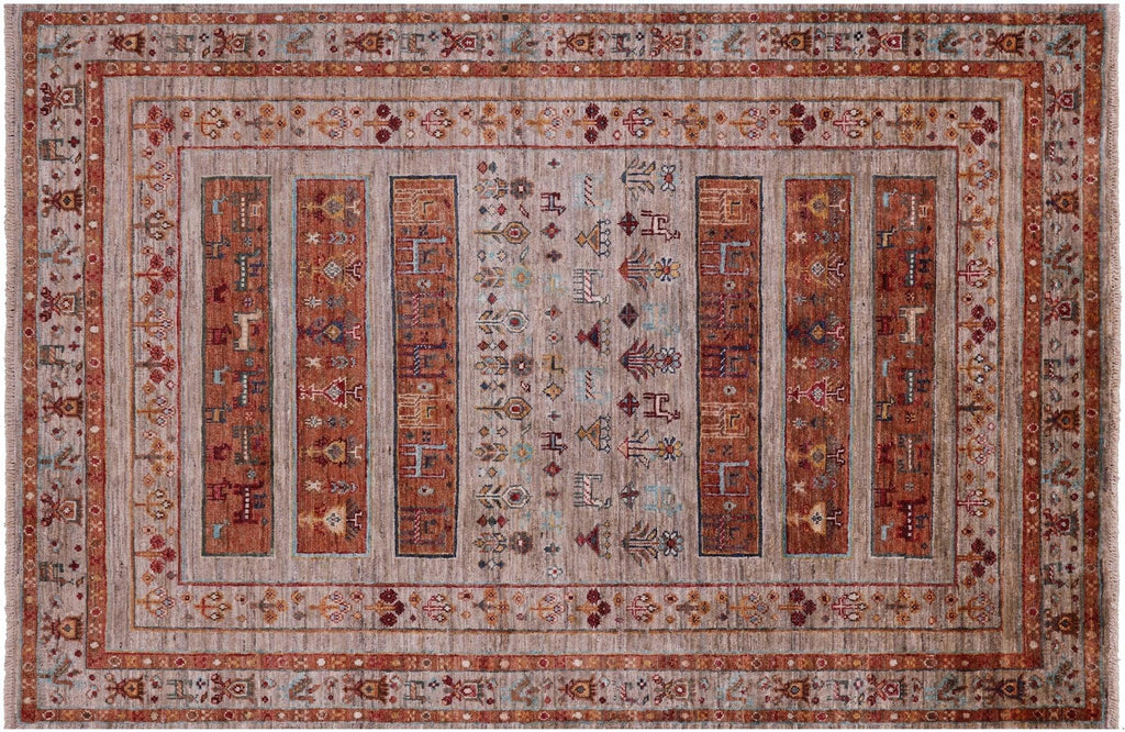 Persian Gabbeh Tribal Handmade Wool Rug - Manhattan Rugs