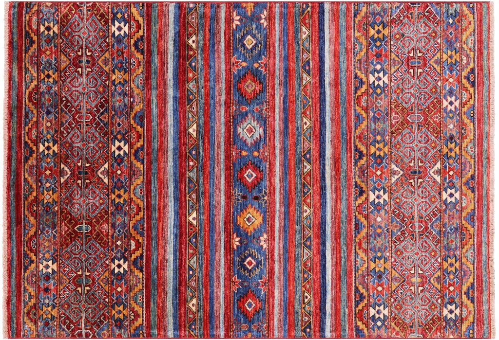 Khorjin Super Kazak Hand Knotted Wool Rug - Manhattan Rugs