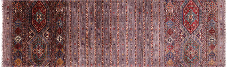 Runner Khorjin Super Kazak Hand-Knotted Rug - Manhattan Rugs