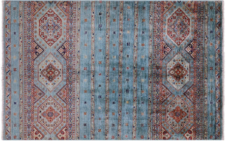 Khorjin Super Kazak Hand Knotted Wool Rug - Manhattan Rugs