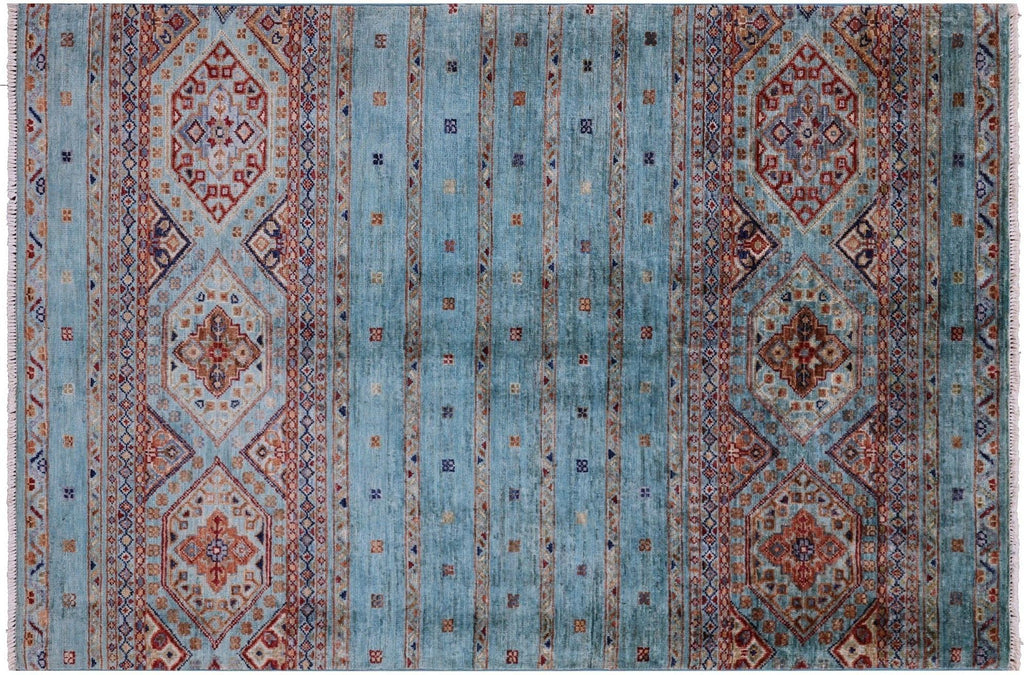 Super Kazak Khorjin Hand Knotted Rug - Manhattan Rugs
