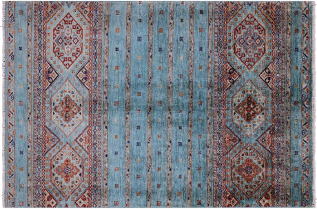 Super Kazak Khorjin Hand Knotted Rug - Manhattan Rugs