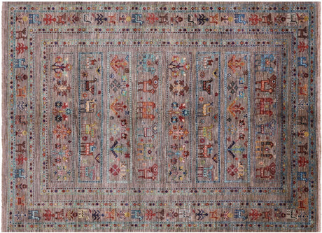 Tribal Persian Gabbeh Hand-Knotted Rug - Manhattan Rugs
