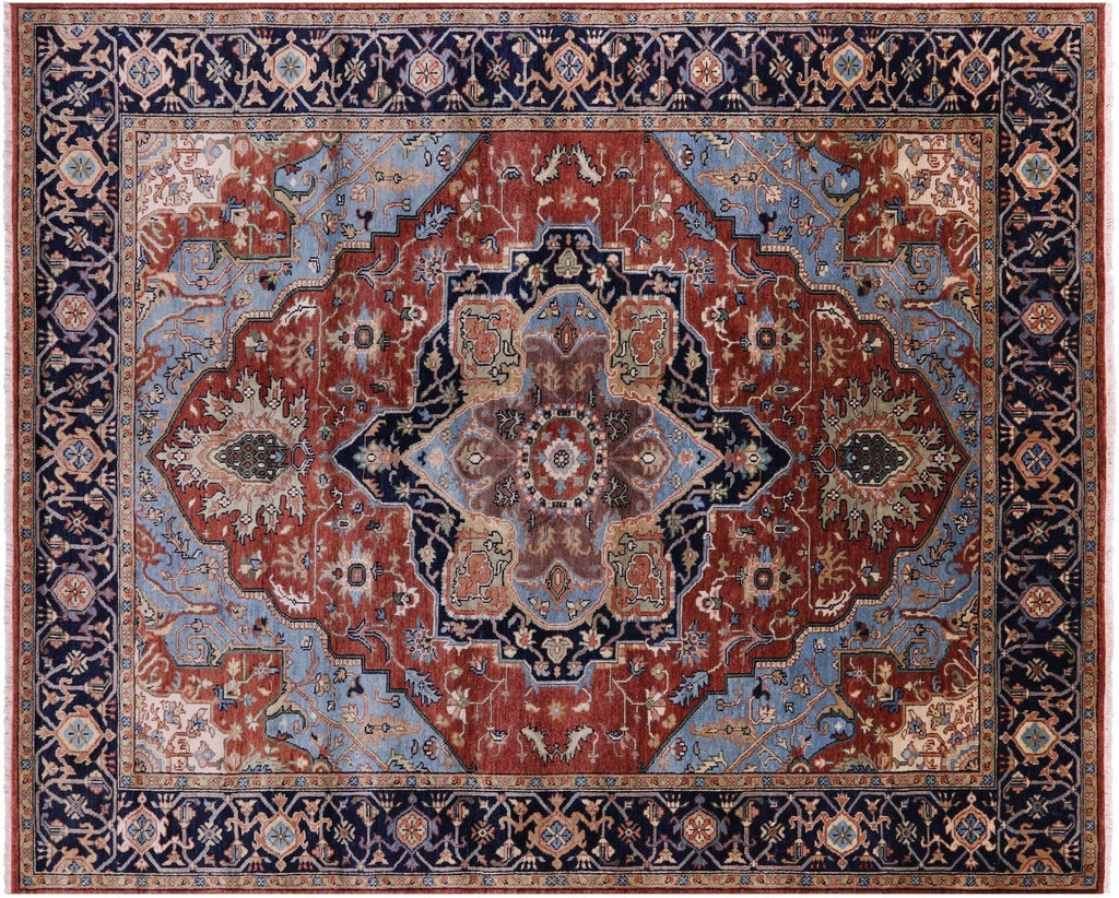 Hand-Knotted Heriz Serapi Wool Rug - Manhattan Rugs