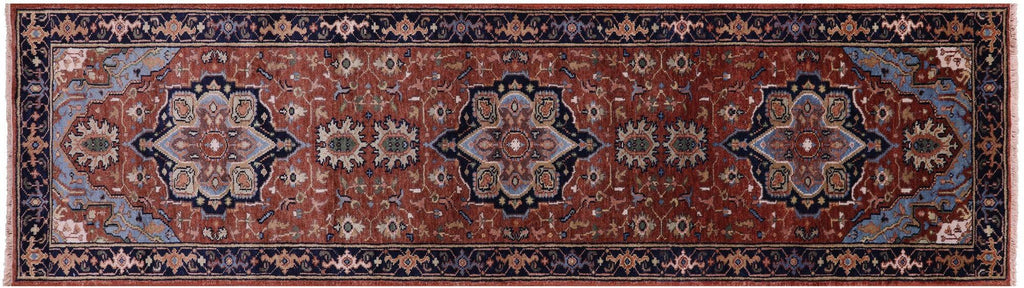 Heriz Serapi Hand Knotted Runner Rug - Manhattan Rugs