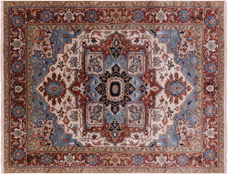 Hand Knotted Heriz Serapi Wool Rug - Manhattan Rugs