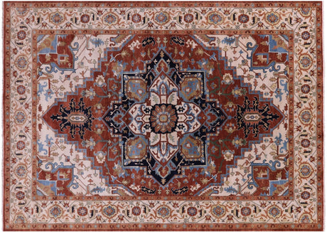 Handmade Heriz Serapi Wool Rug - Manhattan Rugs