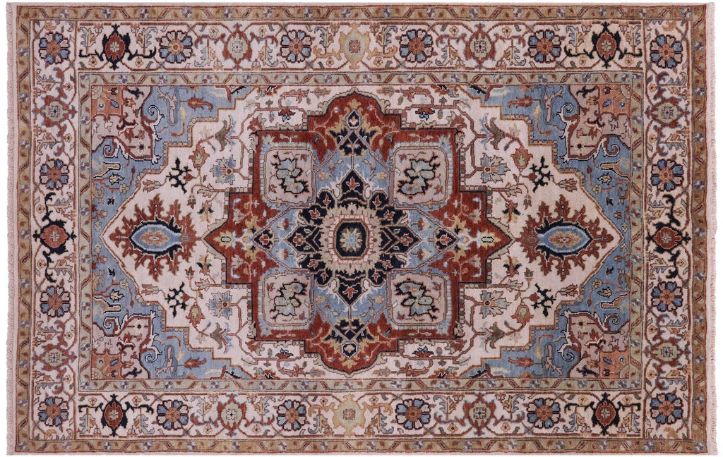 Heriz Serapi Hand Knotted Wool Rug - Manhattan Rugs