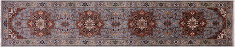 Runner Handmade Heriz Serapi Wool Rug - Manhattan Rugs