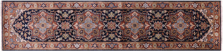 Runner Heriz Serapi Hand Knotted Wool Rug - Manhattan Rugs