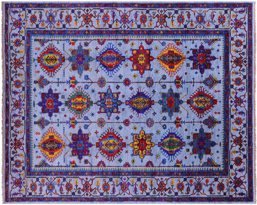 Handmade Heriz Serapi Wool & Silk Rug - Manhattan Rugs