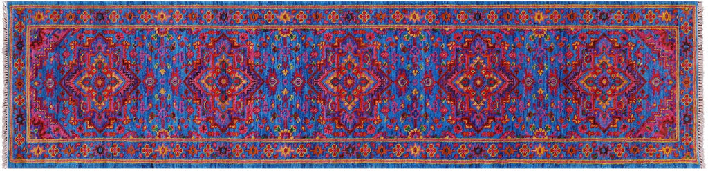 Runner Heriz Serapi Hand Knotted Wool Rug - Manhattan Rugs