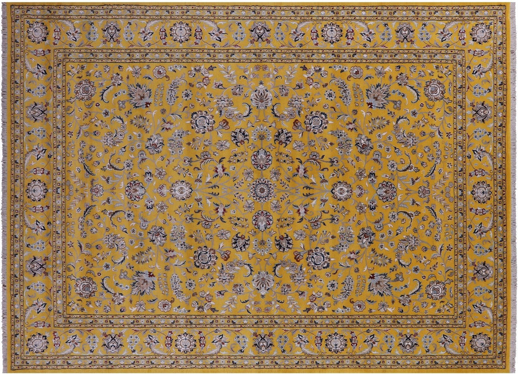 Wool & Silk Persian Nain Hand Knotted Rug - Manhattan Rugs